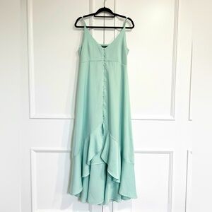 Nastygal Mint high low strap Dress